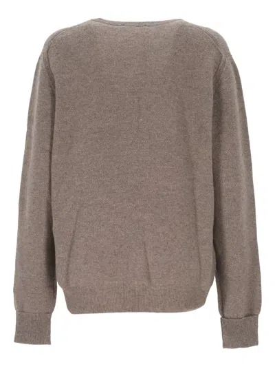 Oliver Lattughi Cashmere Sweater In Brown