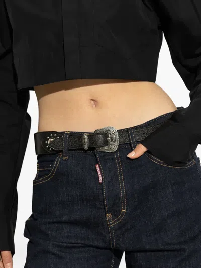 Dsquared2 Studded Belt In Black