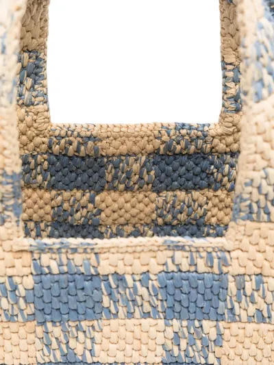 Loewe Small Font Tote Bag In Neutral