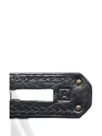 Pre-owned Hermes 1997 Birkin 35 Handbag In Black