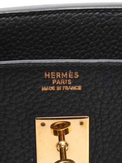 Pre-owned Hermes 1997 Birkin 35 Handbag In Black