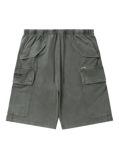 Alpha Industries Cotton Cargo Shorts In Green