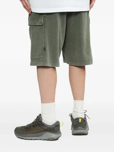 Alpha Industries Cotton Cargo Shorts In Green