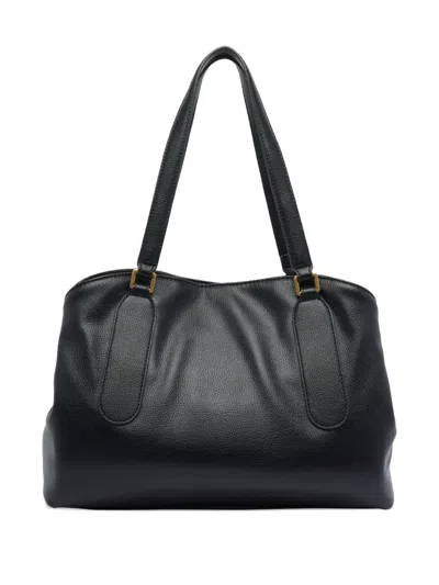 Liu •jo Medium Satchel Bag Buckle Accents In Black