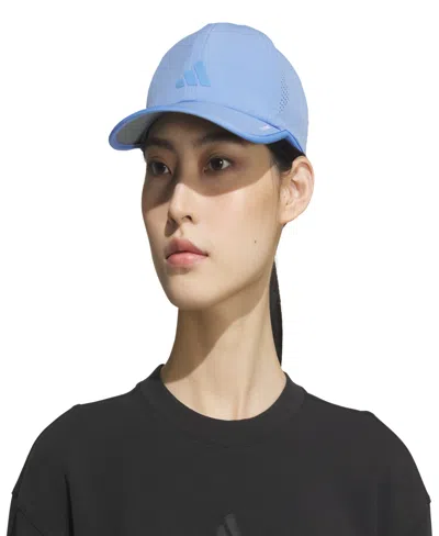 Adidas Originals Women's Superlite 3 Stripe Adjustable Hat In Blue