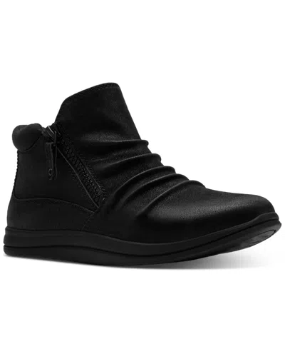 Clarks Cloudsteppers Women's Breeze Path Wedge Booties In Black