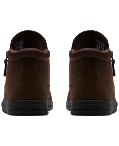 Clarks Cloudsteppers Women's Breeze Path Wedge Booties In Brown