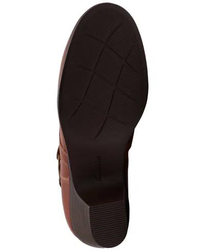 Clarks Collection Women's Emily2 Henley Wedge Booties In Brown