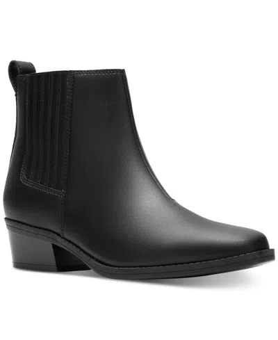 Clarks Collection Women's Danyelle Skip Block Heel Booties In Black