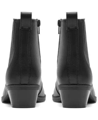 Clarks Collection Women's Danyelle Skip Block Heel Booties In Black