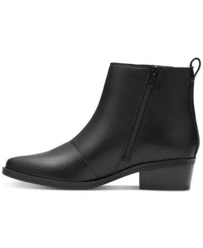 Clarks Collection Women's Danyelle Skip Block Heel Booties In Black