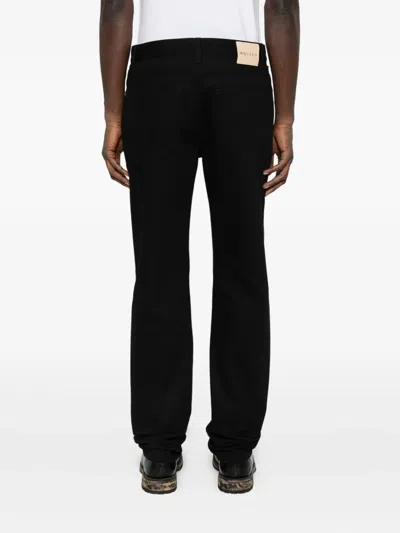 Alexander Mcqueen Men Straight Jeans In Black
