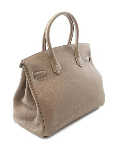 Pre-owned Hermes 2020 Birkin 30 Togo Leather Handbag In Neutral