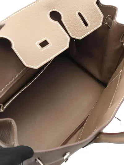 Pre-owned Hermes 2020 Birkin 30 Togo Leather Handbag In Neutral