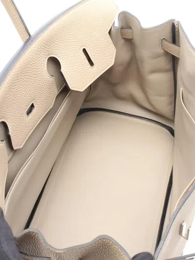 Pre-owned Hermes Birkin 35 Handbag In Neutral