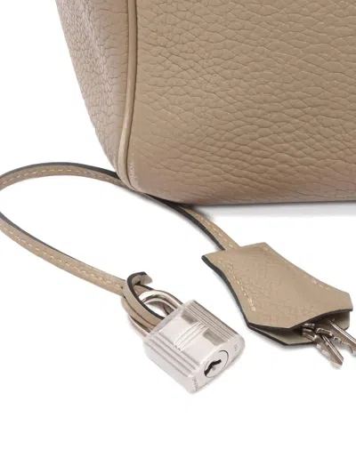 Pre-owned Hermes Birkin 35 Handbag In Neutral