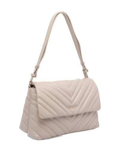 Liu •jo Versatile Crossbody Bag Adjustable Strap In Neutral