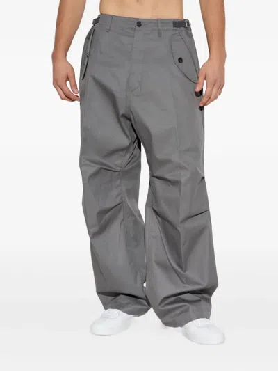 Dsquared2 Belt Loop Casual Pants In Gray