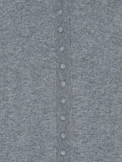 Remain Birger Christensen High-neck Button Cardigan In Gray