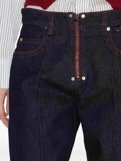 Isabel Marant High Waist Wide Leg Trousers With Button Detail In Black