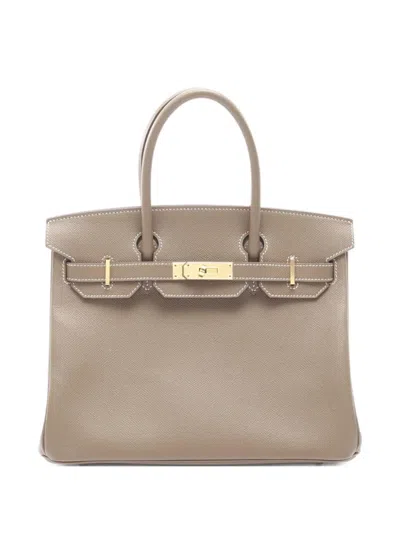 Pre-owned Hermes 2020 Birkin 30 Handbag In Neutral