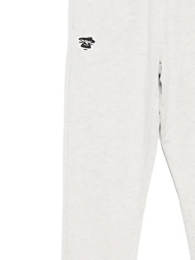 Aape By A Bathing Ape Logo-patch Track Pants In White