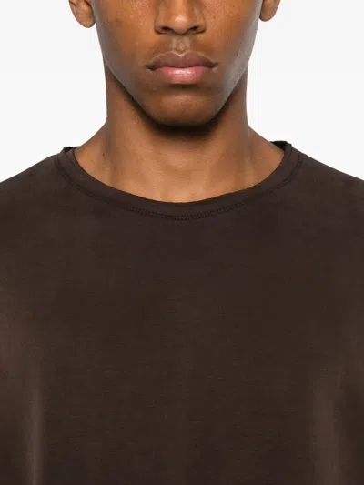 Imperial Long-sleeve Cotton T-shirt In Brown