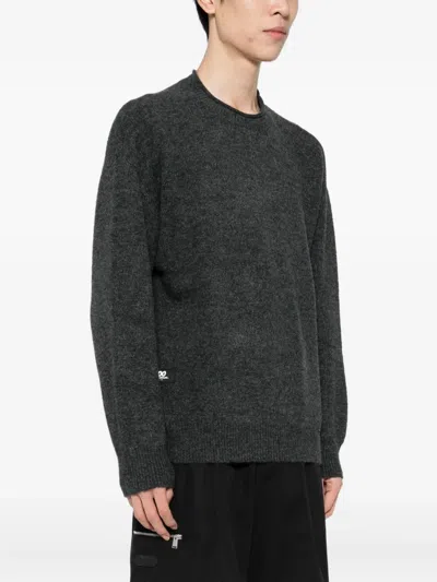 Chocoolate Logo-patch Jumper In Gray