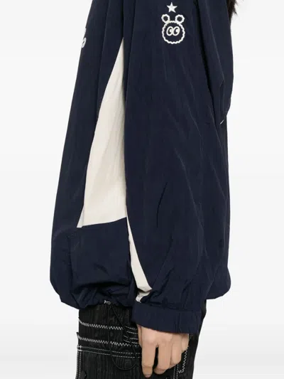 Mini Cream Logo-printed Sweatshirt In Blue