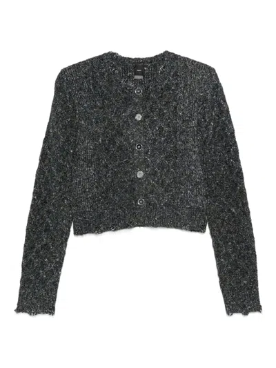 Pinko Sweaters Grgio Blu Verde In Gray