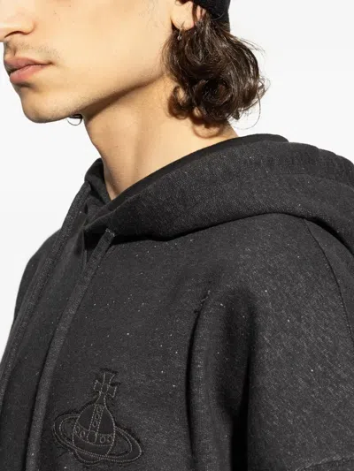 Vivienne Westwood Unisex Black Wool Sporty Beanie Hat