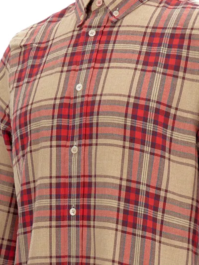 Paul Smith Men Multicolor Checked Shirt, M Luxury Shirts For Men Darveys In Brown