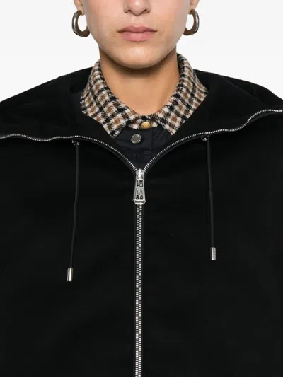 Moorer Hooded Padded Jacket In Blue