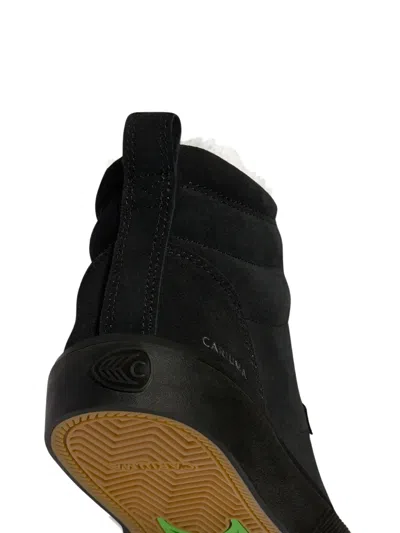 Cariuma Oca Therma High Hooks All Black Suede Boot Women In Black