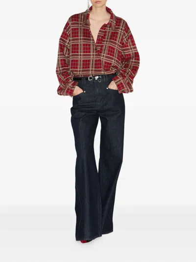 Isabel Marant Lemony Wide-leg Trousers In Blue