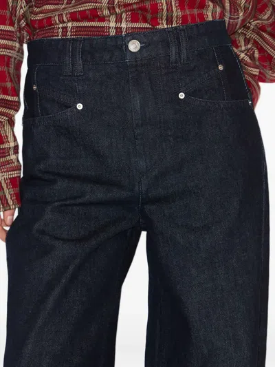 Isabel Marant Lemony Wide-leg Trousers In Blue