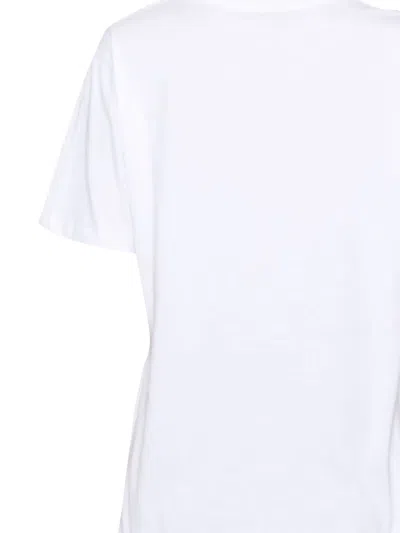 Giada Benincasa Embroidered Cotton T-shirt In White