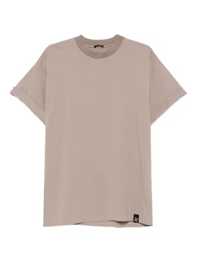 Imperial Rolled-sleeve Cotton T-shirt In Neutral