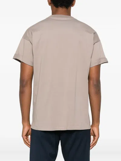 Imperial Rolled-sleeve Cotton T-shirt In Neutral