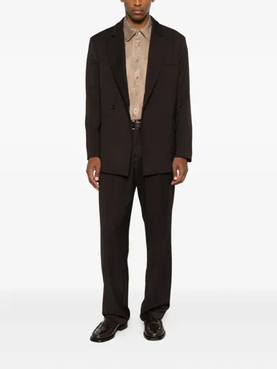 Imperial Geometric-pattern Shirt In Neutral