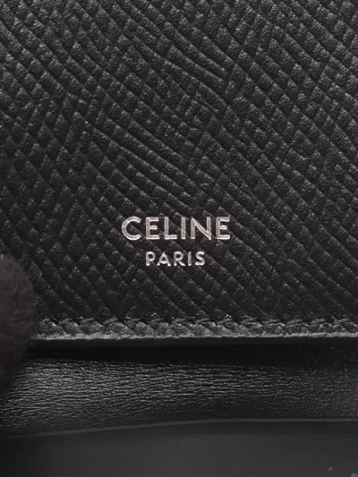Pre-owned Celine 三折钱包（2010年典藏款） In Black