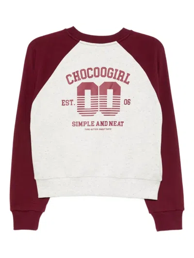 Chocoolate Logo-embroidered Sweatshirt In Multi