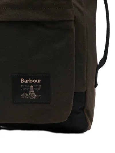 Barbour Versatile Backpack Featuring Adjustable Straps In Green