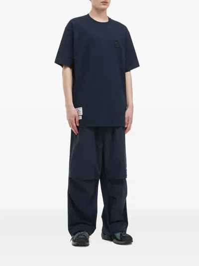 Alpha Industries Layered Drawstring Trousers In Blue