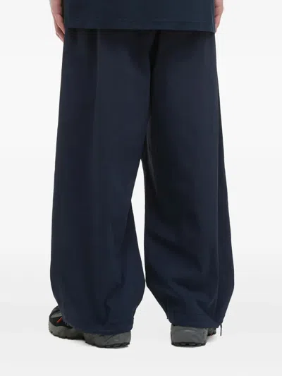 Alpha Industries Layered Drawstring Trousers In Blue