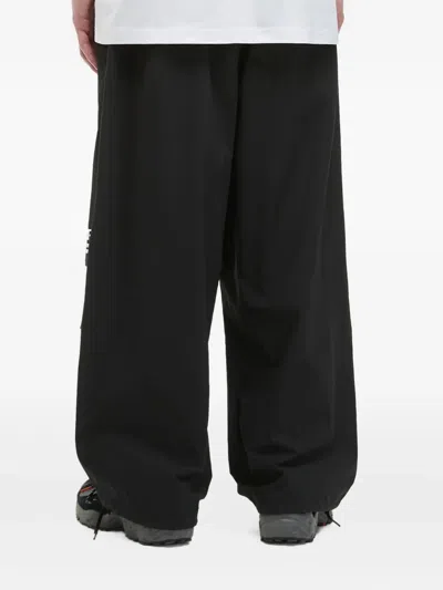 Alpha Industries Layered Drawstring Trousers In Black
