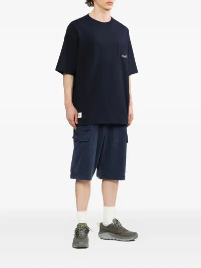 Alpha Industries Cotton Shorts In Blue