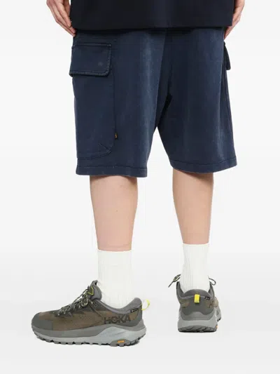 Alpha Industries Cotton Shorts In Blue