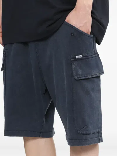 Alpha Industries Cotton Shorts In Blue