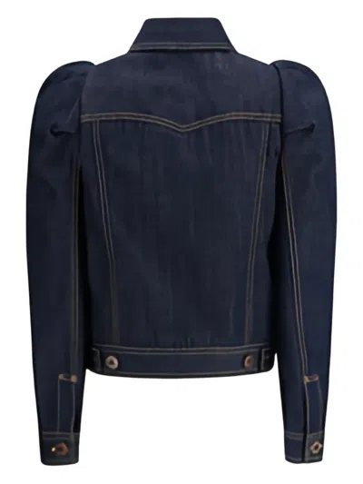 Alexander Mcqueen Stylish Jackets With Unique Design Features In Blue